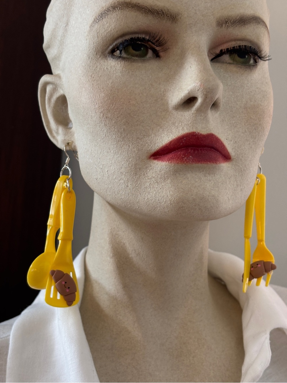 Crazy Fun Yellow Dangle Earrings - Women Jewelry